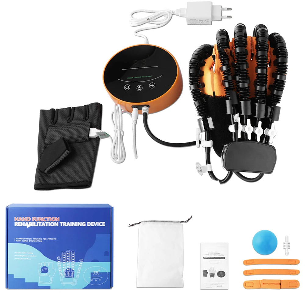 Premium Hand Rehabilitation Glove for Stroke Recovery | Hemiplegia Therapy Device | Finger Exerciser for Cerebral Infarction