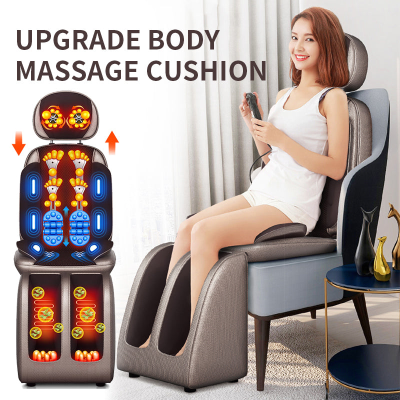 Premium Electric Full Body Massage Chair with Infrared Heating, Deep Kneading, Vibration, and Shiatsu for Neck, Back, Waist,