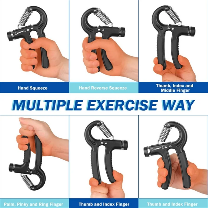 Premium Adjustable Grip Strengthener 5-60KG - Unisex Hand Exerciser & Finger Trainer for Strength Training, Rehabilitation