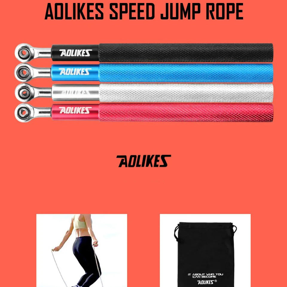 Premium Crossfit Jump Rope – Professional Speed Skipping Rope for MMA, Boxing, Fitness Training, Weight Loss, Adjustable PVC Coated Steel Wire Cable, Durable Aluminum Handles, Fast Bearings for Double Unders & High-Tempo Workouts - StrengthXPhysiotherapy