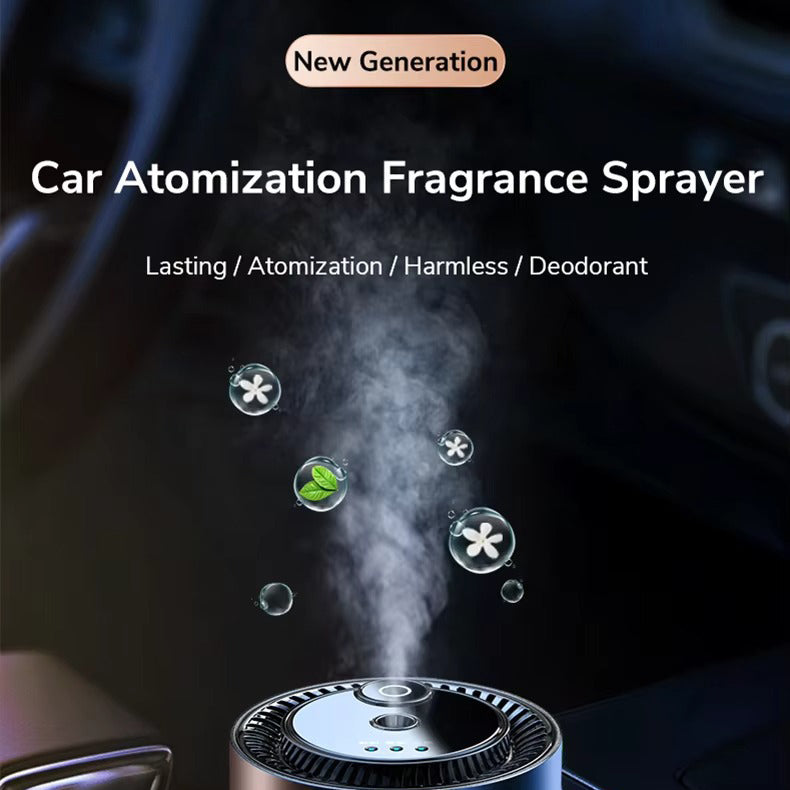 Premium Ultrasonic Aroma Diffuser – Portable Car Air Purifier and Home Freshener with Automatic Sensing, Adjustable Modes
