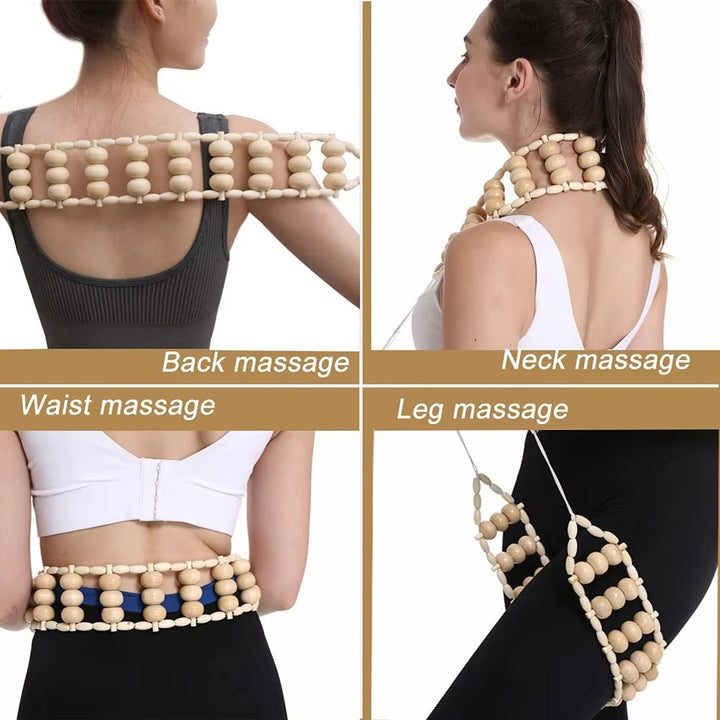 Premium Wooden Therapy Massage Tools – Complete Set for Body Shaping, Anti-Cellulite, Lymphatic Drainage, and Waist Sculpting, Ergonomic Design for Professional and Home Use - StrengthXPhysiotherapy