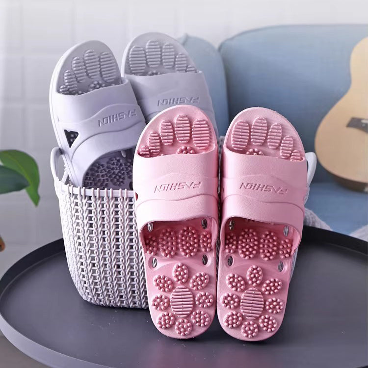 Premium Extra Large Acupoint Massage Slippers – Non-Slip Hollow Design for Indoor Home and Bathroom Use, Comfortable Sole Support for Men and Women, Ideal for Relaxation and Foot Therapy - StrengthXPhysiotherapy