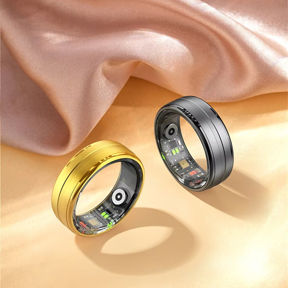 Premium Smart Ring – Heart Rate, Blood Oxygen, and Sleep Health Monitor for Men and Women, Waterproof 5ATM Fitness Tracker 