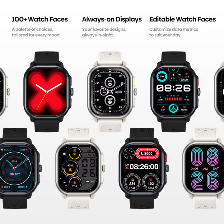 Luxury GPS Smartwatch – 2.15" AMOLED Display with Built-in GPS, Fitness Tracking, Bluetooth Calling, and 100+ Sports Modes