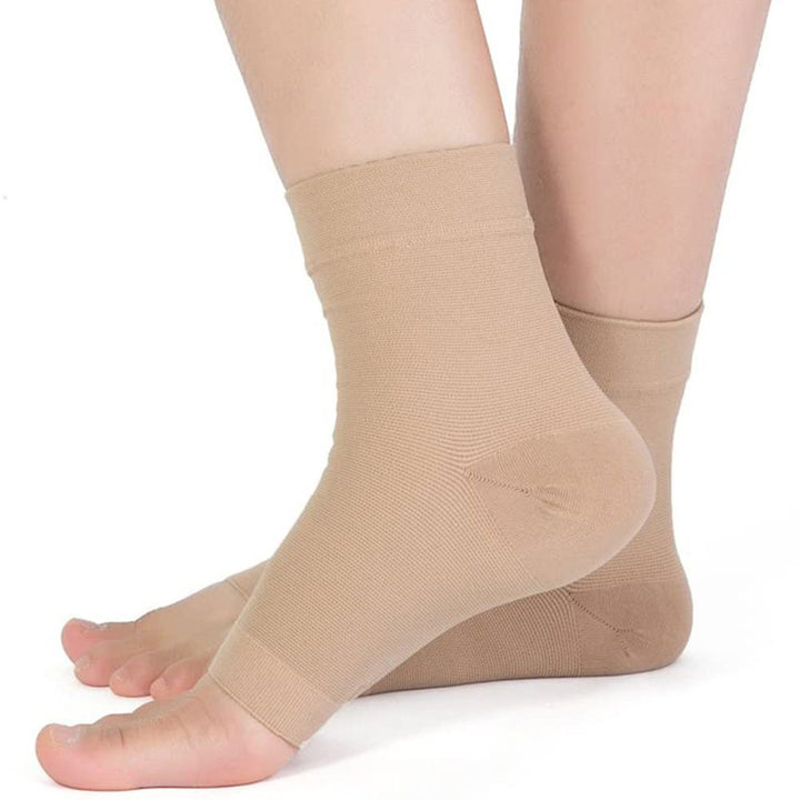 Premium Compression Socks for Neuropathy & Ankle Support – 1 Pair Nano Ankle Brace Sleeve, Pain Relief for Swelling, Plantar 
