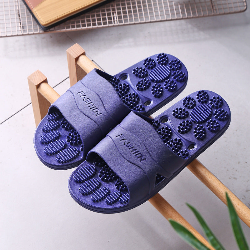 Premium Extra Large Acupoint Massage Slippers – Non-Slip Hollow Design for Indoor Home and Bathroom Use, Comfortable Sole Support for Men and Women, Ideal for Relaxation and Foot Therapy - StrengthXPhysiotherapy
