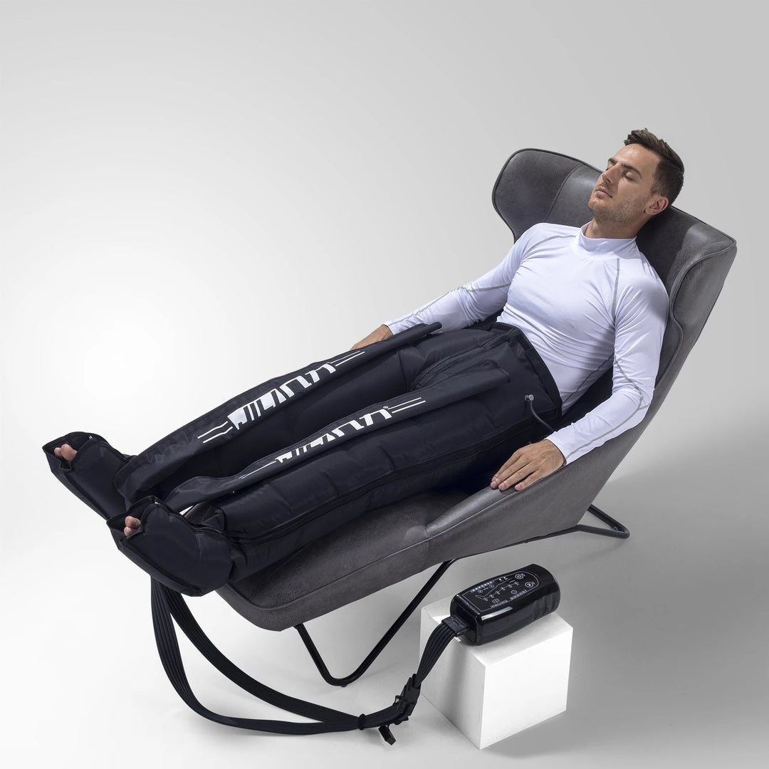 Premium Air Compression Massager for Legs and Body - 8 Cavity Pressure Therapy System, Adjustable Size XL to XXXL for 