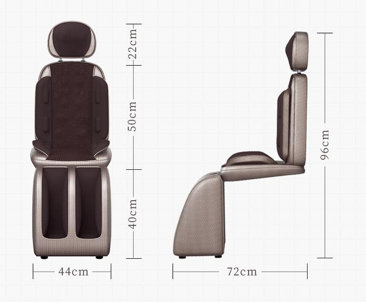 Premium Vibrating Electric Massage Chair Pad – Heated Neck and Back Cushion with Remote Control, Muscle Stimulator for Fatigue