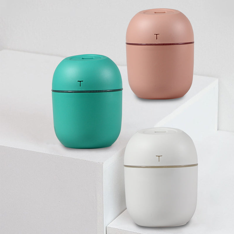 High Quality Portable Mini Ultrasonic Humidifier – USB Essential Oil Diffuser, Indoor Quiet Mist Maker, 220ml Water Tank,