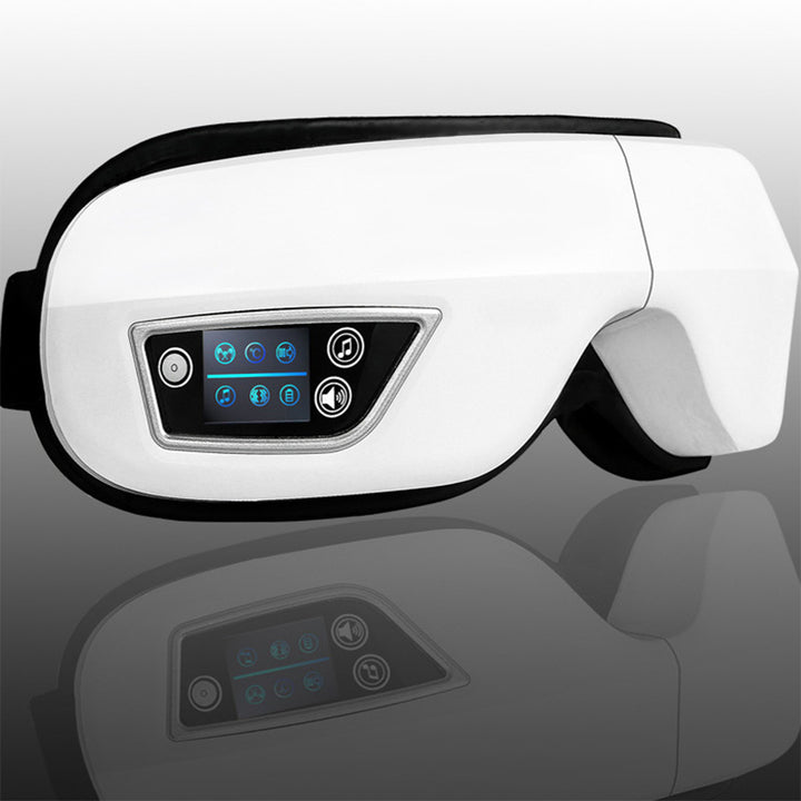 Premium Foldable Eye Massager – Vibration Airbag Pressure with Hot Compress and Bluetooth Music, Relieves Eye Fatigue