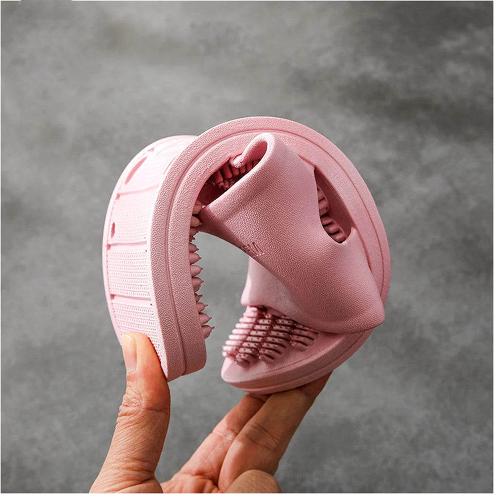 Premium Extra Large Acupoint Massage Slippers – Non-Slip Hollow Design for Indoor Home and Bathroom Use, Comfortable Sole Support for Men and Women, Ideal for Relaxation and Foot Therapy - StrengthXPhysiotherapy