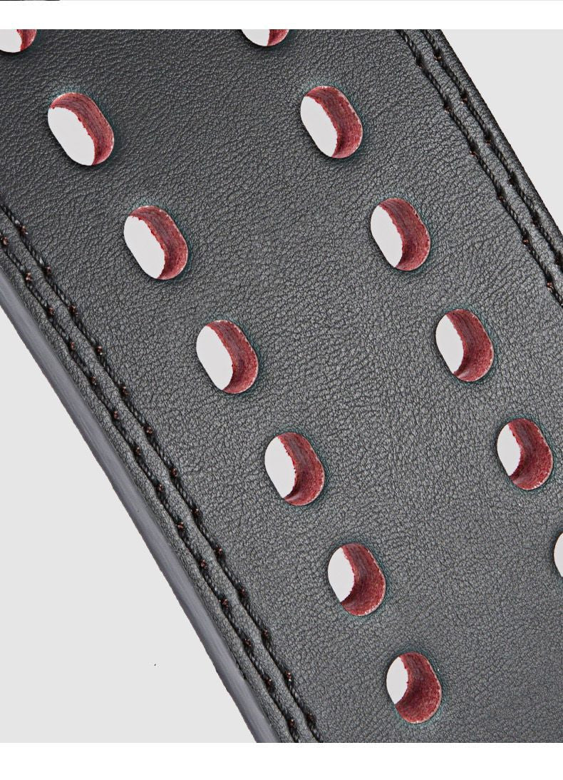 Premium 13MM Weight Lifting Belt with Lever Buckle – Heavy Duty Gym Powerlifting Belt for Men & Women, Competition Level 