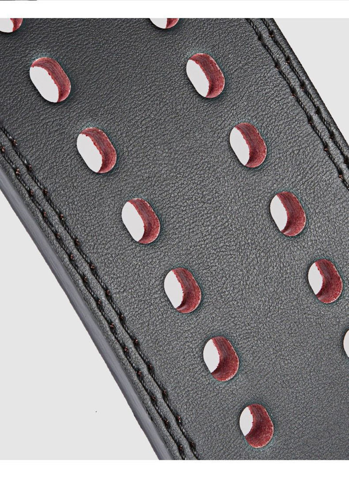 Premium 13MM Weight Lifting Belt with Lever Buckle – Heavy Duty Gym Powerlifting Belt for Men & Women, Competition Level 