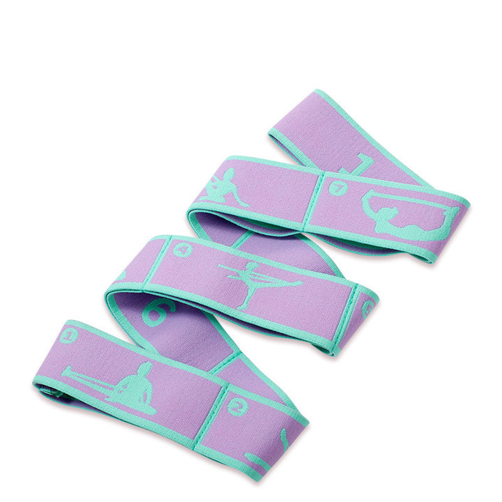 High-Quality Slimming Resistance Band - Multi-Functional Yoga Stretching & Pilates Belt, 8/9 Grid Elastic Training Strap for Adults, Adjustable Strength & Portable Design for Beginners and Fitness Enthusiasts - StrengthXPhysiotherapy