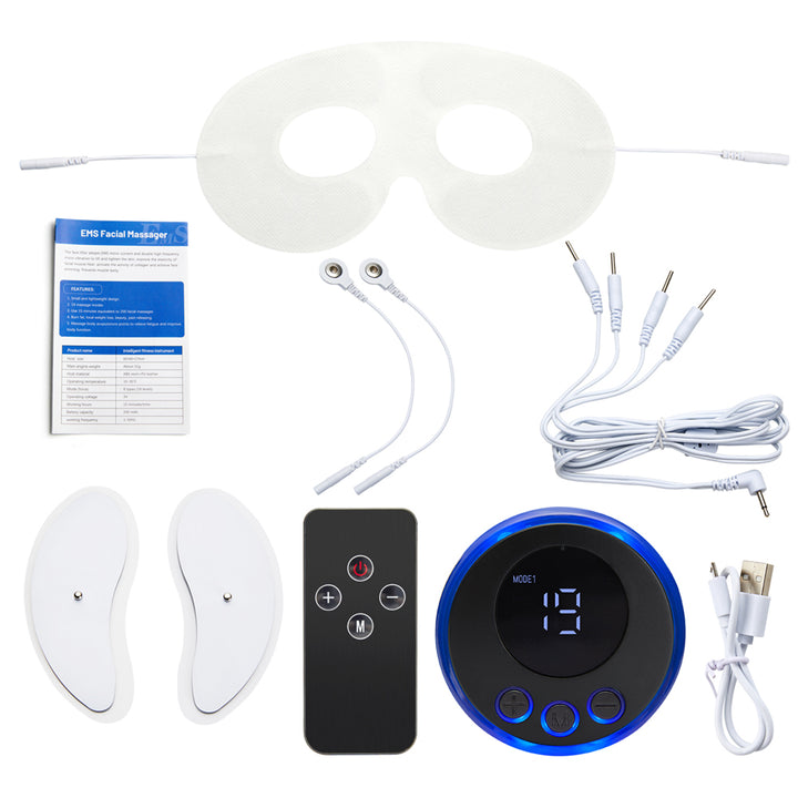 High Quality EMS Facial Lifting Massager, Muscle Stimulator Face Beauty Device, Skin Tightening & Anti-Wrinkle Machine, Dark 