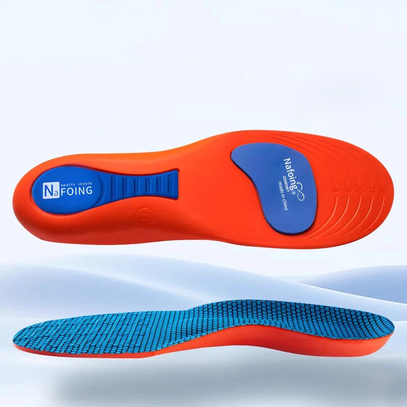 Premium Memory Foam AAnti-Odor Insoles, Shock Absorbing EVA Arch Support for Plantar Fasciitis, Heel Pain Relief, Soft 