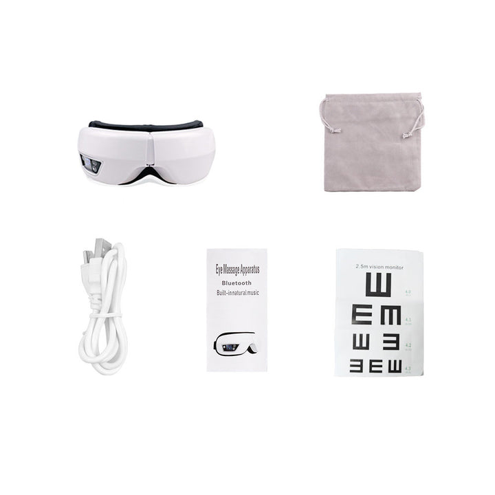 Premium Foldable Eye Massager – Vibration Airbag Pressure with Hot Compress and Bluetooth Music, Relieves Eye Fatigue and Enhances Relaxation, Four Adjustable Modes for Personalized Eye Care - StrengthXPhysiotherapy
