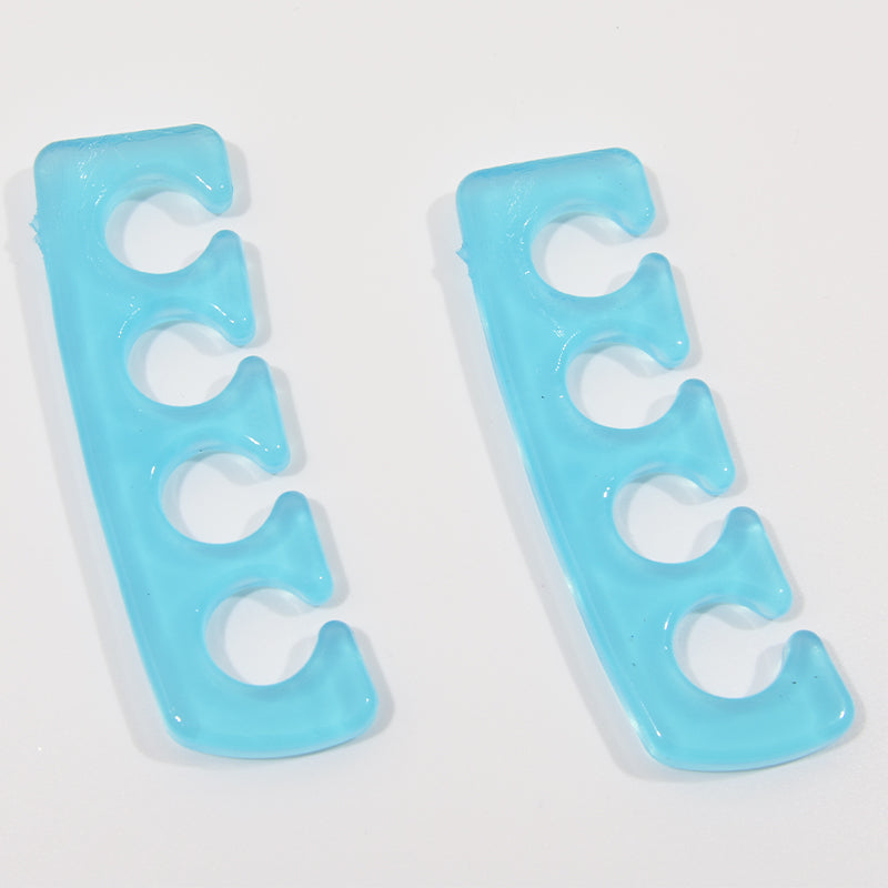 Premium Soft Silicone Toe and Finger Separators – Flexible Nail Polish Pedicure Tools for Spa and Home Use, Comfortable