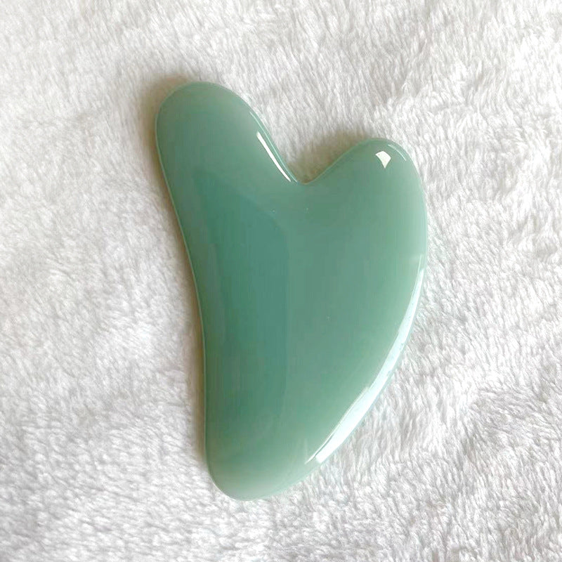 Premium Natural Resin Gua Sha Massage Tool – Scraping Tool Set for Face, Back, Neck, and Body Pain Relief, Smooth-Edge
