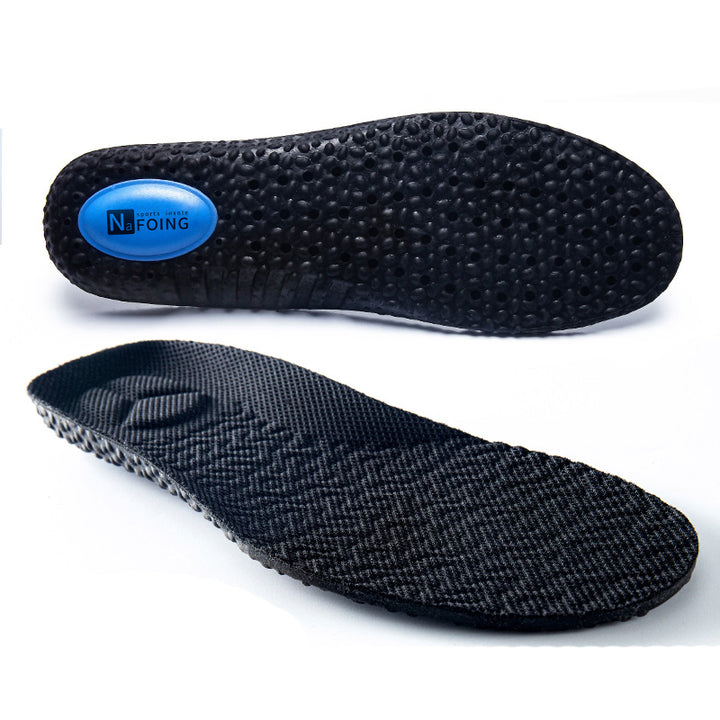 Premium Sports Insoles - Green PU Memory Foam with Breathable Shock Absorption, Arch Support for Plantar Fasciitis, Heel Pain