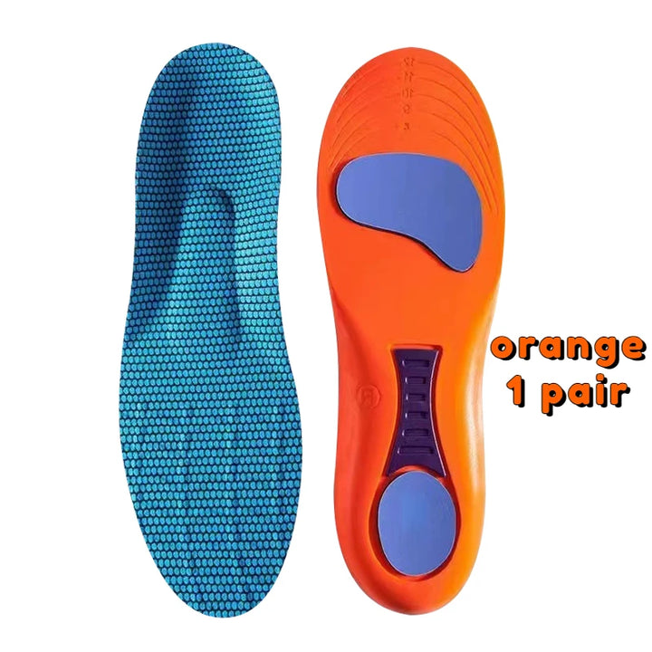 Premium Memory Foam AAnti-Odor Insoles, Shock Absorbing EVA Arch Support for Plantar Fasciitis, Heel Pain Relief, Soft 