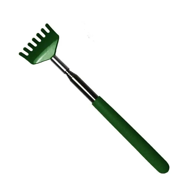 High Quality Telescopic Back Scratcher - Stainless Steel Extendable Back Massager Tool with Hand-Shaped End, Adjustable