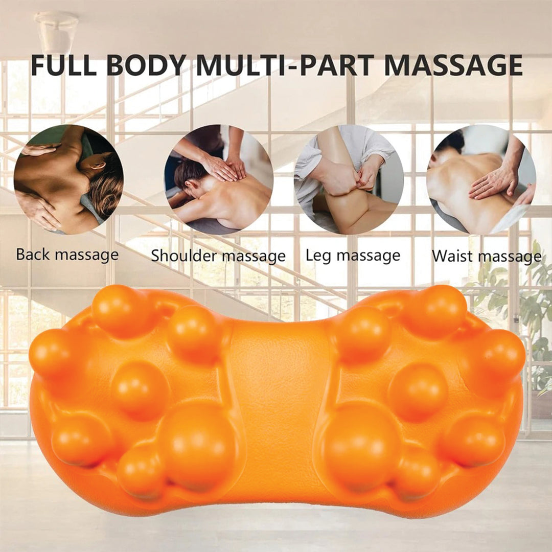 Premium Sciatica Massager for Deep Tissue and Myofascial Release – Hip and Lower Back Trigger Point Massage Tool for Butt, Glute, SI Joint, Pelvic, Psoas Pain Relief, Compact and Portable - StrengthXPhysiotherapy