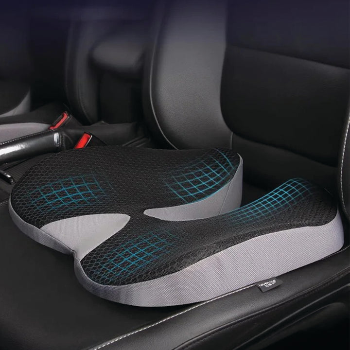 Premium Non-Slip Orthopedic Memory Foam Cushion – Tailbone and Sciatica Pain Relief Seat Cushion for Prostate Comfort, Back Support, and Chair or Car Use - StrengthXPhysiotherapy