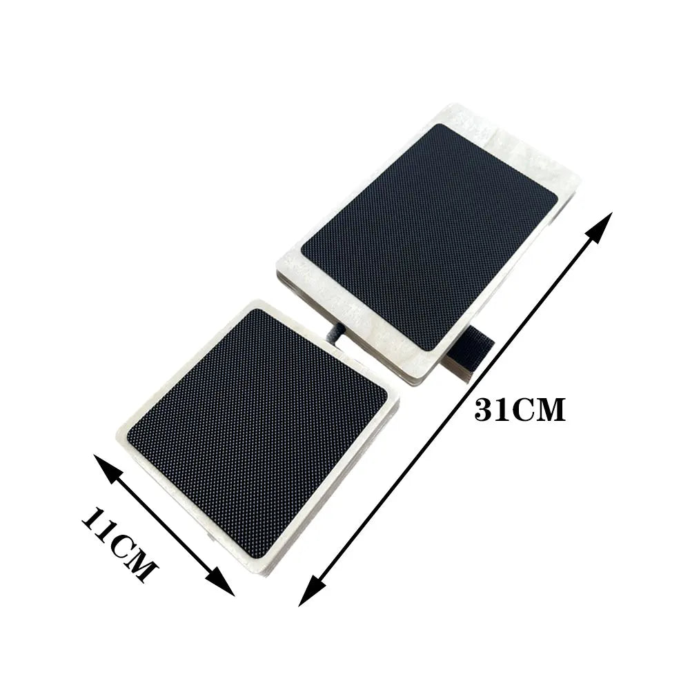 Premium Ankle Balance Board – Foot Strengthener for Pilates & Stability Training, Relieves Plantar Fasciitis, Improves Balance & Posture, Wood Design for Ankle Sprain Rehab, 30cm x 10.8cm - StrengthXPhysiotherapy