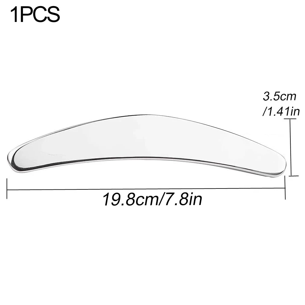 Premium Stainless Steel Gua Sha Scraping Massage Tool - IASTM for Muscle Pain Relief, Soft Tissue Mobilization, and Myofascia