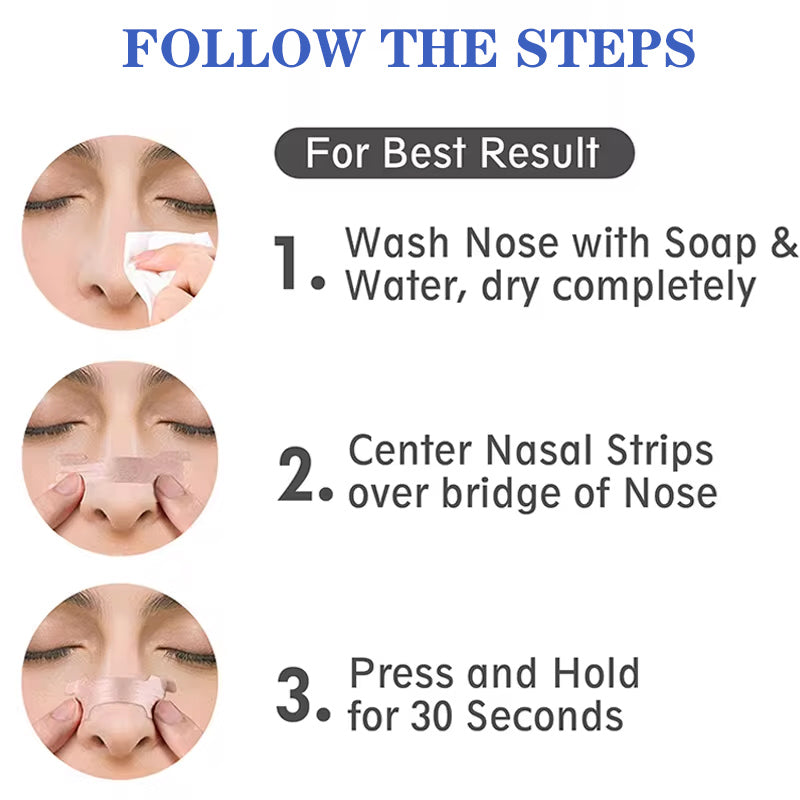 Premium 26Pcs Anti Snoring Nasal Strips for Easy Breathing, Relieves Nasal Congestion, Allergy & Cold Relief, Improves Sleep 