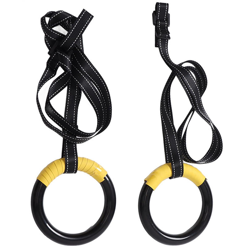 Premium Gymnastic Rings – 1000lbs Capacity, Adjustable Buckle Straps, Non-Slip Rings for Pull Up and Home Fitness, Durable