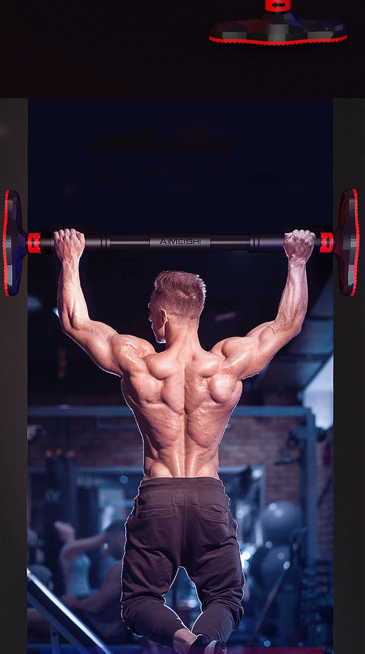 Premium Adjustable Door Pull-Up Bar – Steel Horizontal Bar for Home Gym, Fitness Training, Arm, Core & Back Workout, Max 200KG Load, 65-150cm Adjustable Length - StrengthXPhysiotherapy