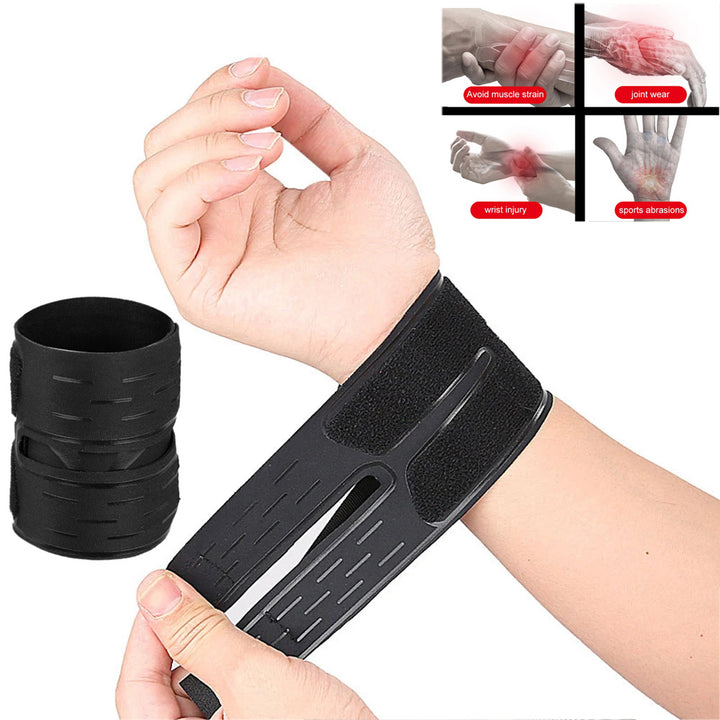 Premium Ultra-Thin Compression Wrist Brace – Adjustable Wrist Straps for Workout, Tennis, Weightlifting, Carpal Tunnel,  