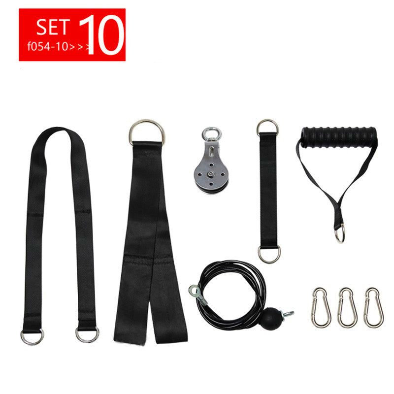 Premium Cable Pulley System – Adjustable Gym Fitness Equipment for Lat Pull, Tricep, Bicep, Back & Shoulder Workout, High 