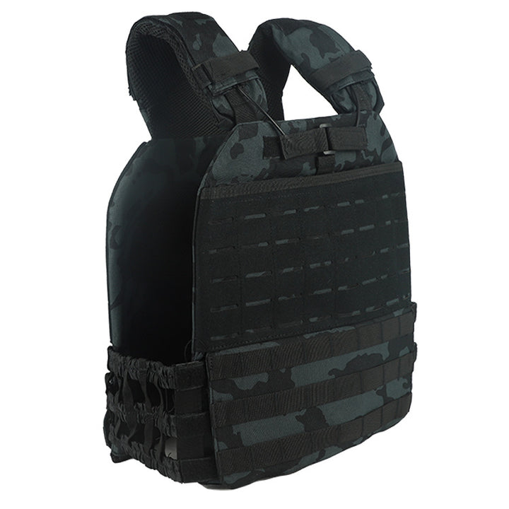 Premium Tactical Hunting Vest for Men – Camouflage Plate Carrier, 900D Outdoor Sports Fitness, Weighted Training Vest,