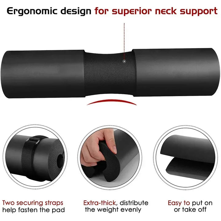 Premium Thick Bar Dumbbell Handles for Weightlifting - Anti-Slip Silicon Grip, Forearm Strength Support, Joint Pain Relief,