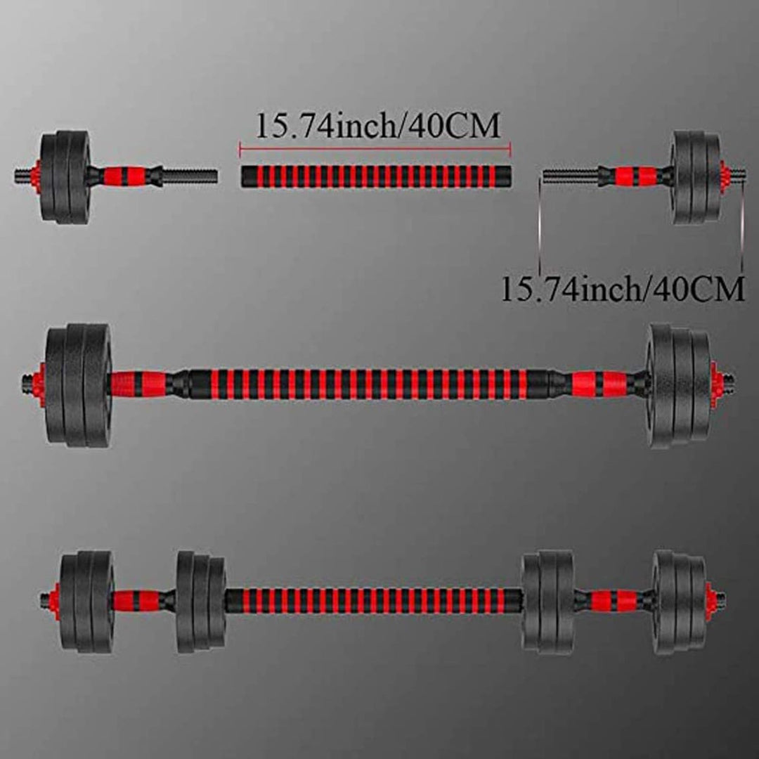 Premium Dumbbell Connecting Rod – Dumbbell Extender Bar for Weightlifting, 1 Inch / 25mm Bars, Steel Construction, Foam Grip for Secure Hold, 40cm Length, Easy Barbell Conversion for Strength Training