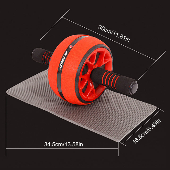 Premium Abdominal Muscle Wheel for Core Strength Training - Fitness Roller with Kneeling Pad, TPR+PP Material for Effective  