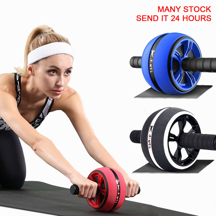 Premium Abdominal Muscle Wheel for Core Strength Training - Fitness Roller with Kneeling Pad, TPR+PP Material for Effective  