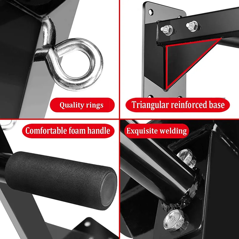 Premium Wall Mounted Pull-Up Bar – Heavy Duty Chin-Up Bar for Home Gym, Horizontal Strength Training, Core & Back Workout 