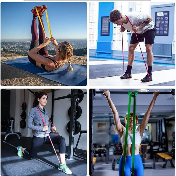 Premium Pull-up Assistance Bands for Resistance Training – Support for Pull-ups, Body Stretching, and Workout for Men & 