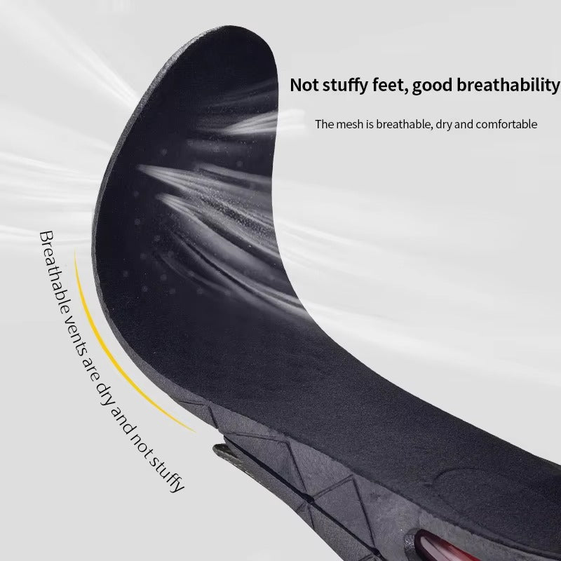 Premium Height Increase Insoles - Air Cushion Elevator Inserts for Men & Women, Adjustable 3-9cm Lift Kits for Comfort and 