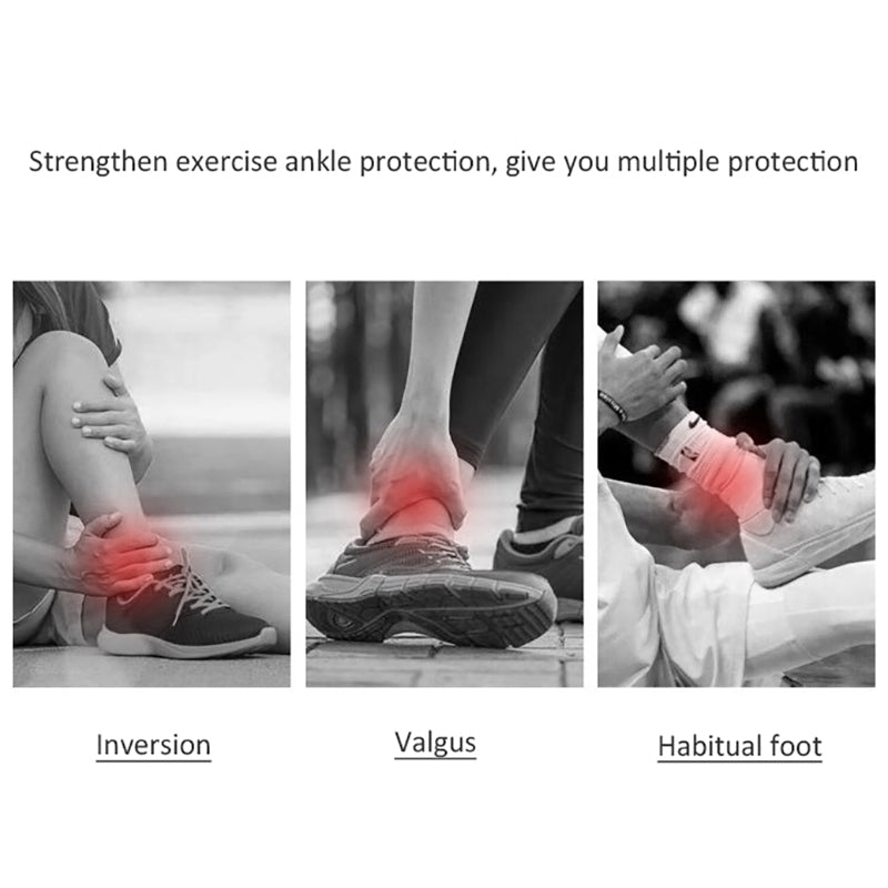 Premium Adjustable Compression Ankle Support Brace for Men & Women - Strong Sports Protection for Injury Recovery and 