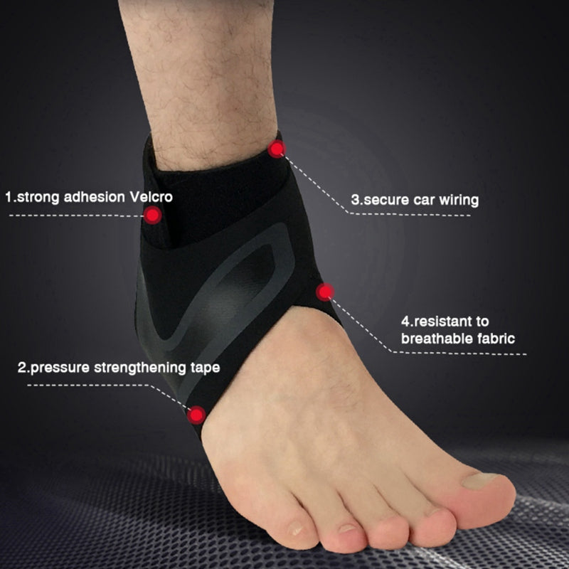 Premium Ankle Support Brace for Foot Drop Rehabilitation, Protective Splint with Adjustable Fixation Strips, Ideal for 