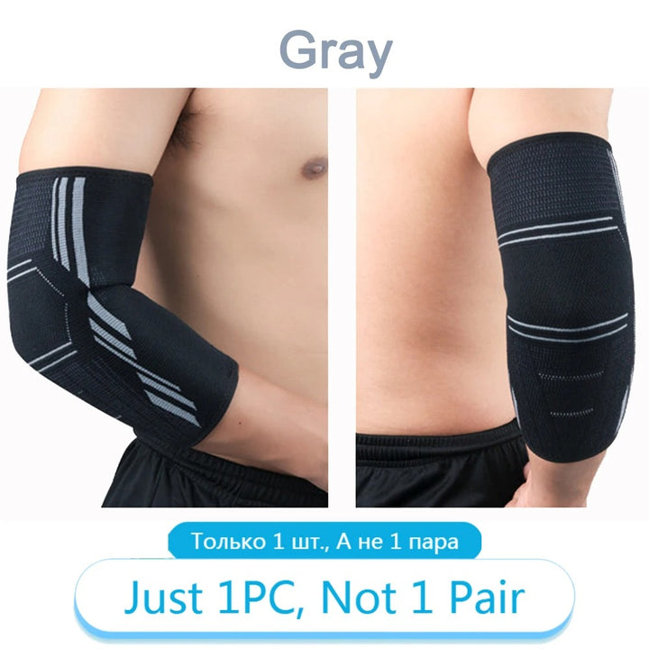 Premium Elbow Support Brace for Sports, Tennis, Golf & Basketball - Elastic Compression Sleeve, Anti-Slip Design for Elbow Pain Relief, Arthritis & Tendonitis Protection, Unisex, 1PC - StrengthXPhysiotherapy