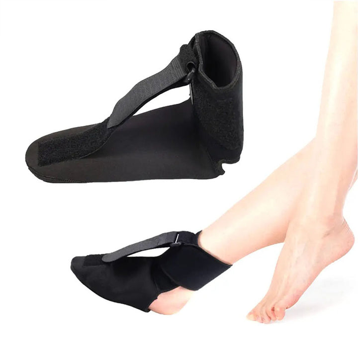 Premium Plantaar Fasciitis Night Splint Sock - Soft Foot Drop Brace for Pain Relief, Adjustable Stretcher for Achilles 
