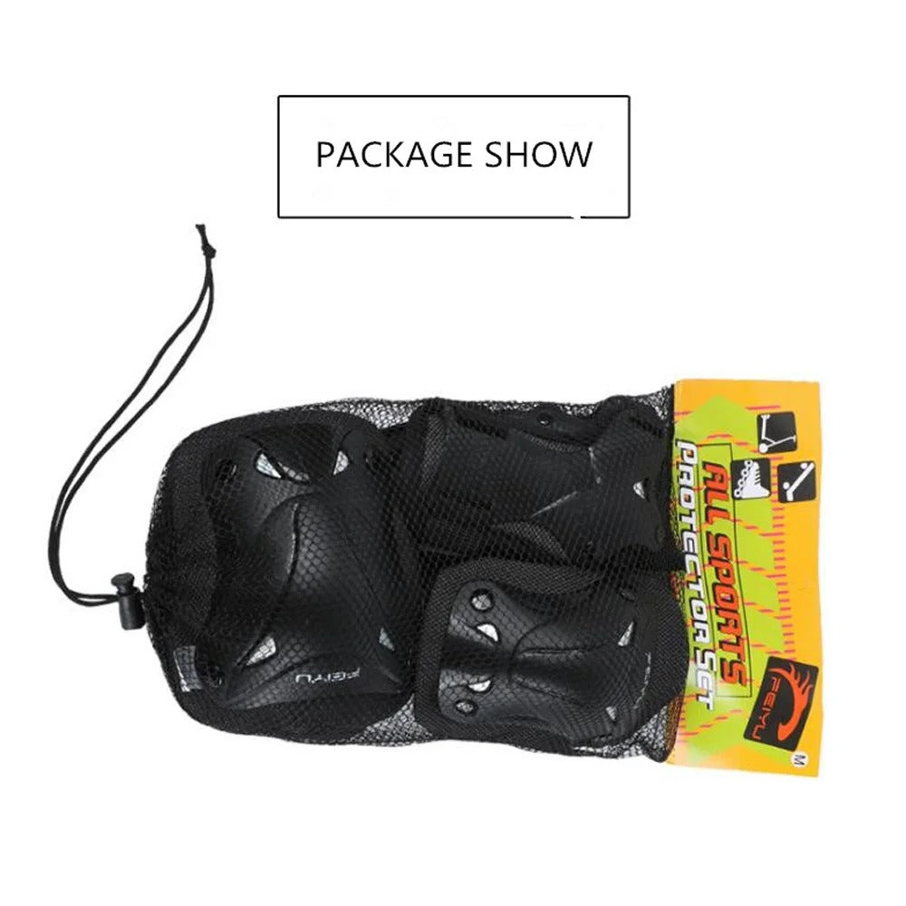 Premium Protective Gear Set for Kids & Adults – Elbow, Knee, Wrist Pads for Skateboarding, Roller Skating, BMX, Cycling, & Outdoor Sports – Adjustable, Breathable, Shockproof Safety Pads - StrengthXPhysiotherapy