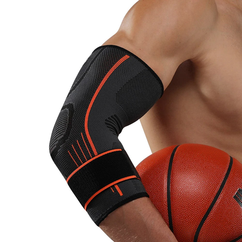 Premium Elbow Brace Compression Sleeve for Tendonitis & Tennis Elbow Relief, Joint Pain Support Protector, Fitness Bandage for Elbow Injury – 1PC - StrengthXPhysiotherapy